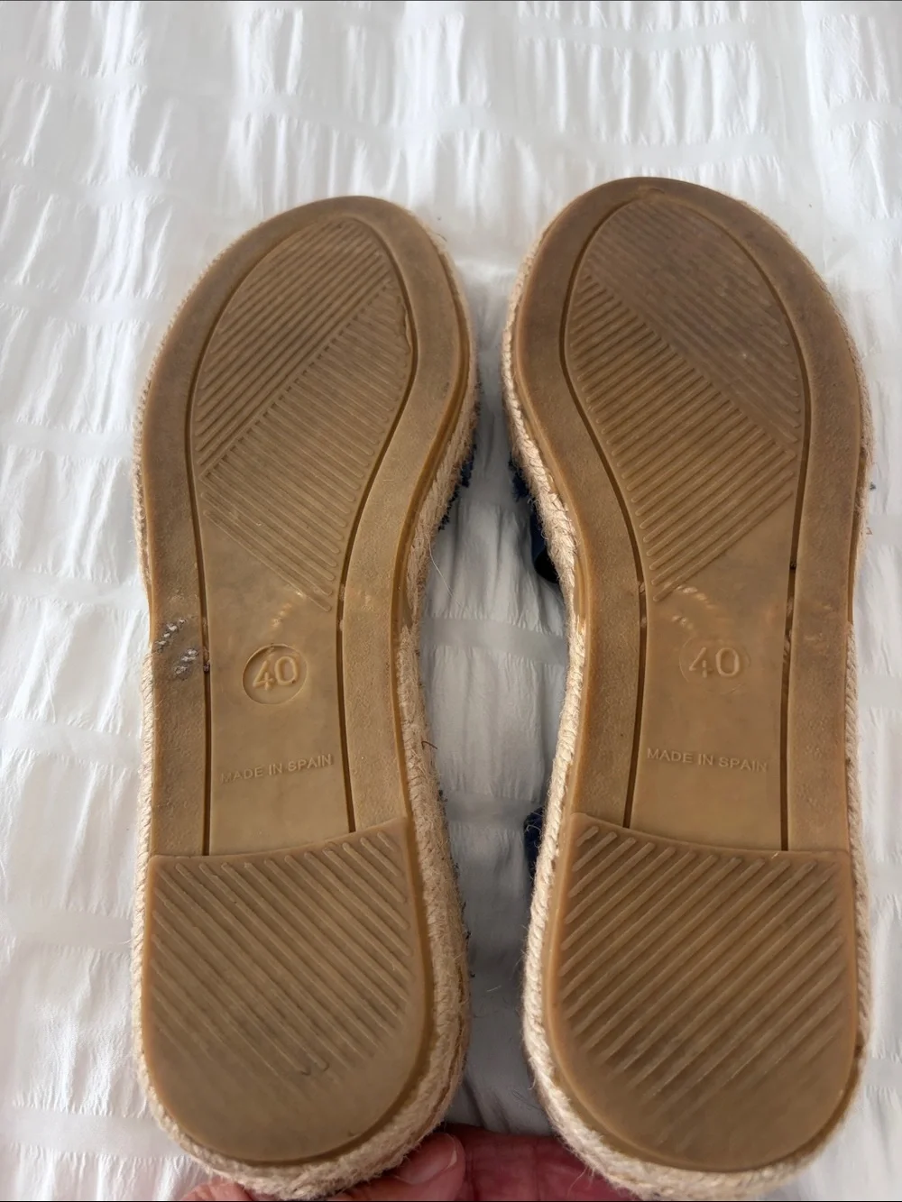 Women’s Navy Suede Espadrilles with Cross Elastic Straps